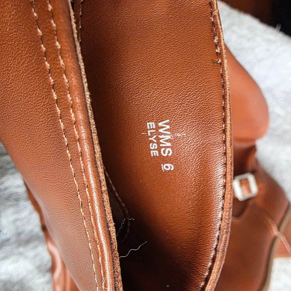 Dolce Vita Elyse Over The Knee Boots‎ Buckle Detail Brown Size 6 WMS